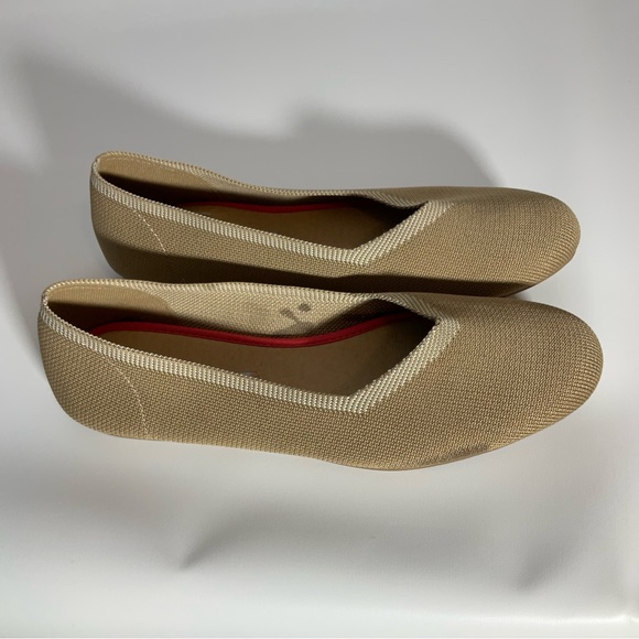 Seven7 Katelyn Tan Slip-On Look-a-Like Rothy’s & Like New Shoe Flats Size 9. - Picture 7 of 13